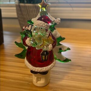 Festive Santa Night Light